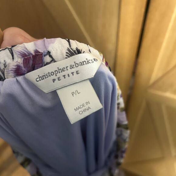 Christopher Banks Purple Floral Skirt - Picture 4 of 5